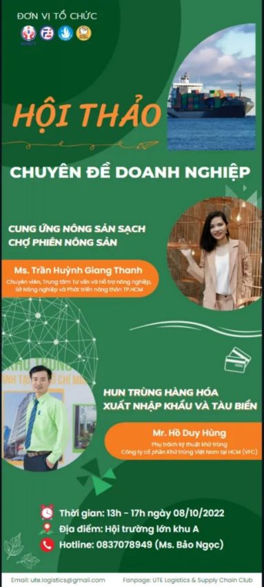 Hội thảo “Cung ứng nông sản và khử trùng hàng XNK”